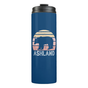 Ashland Oregon Retro Bear Thermal Tumbler