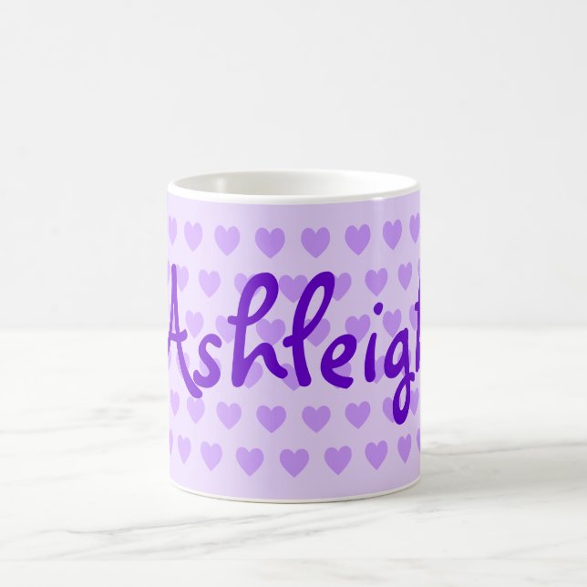 Ashleigh in Purple Coffee Mug (Center)