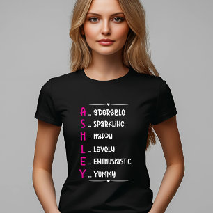 Ashley Acronym Design for Fun Personalisation T-Shirt
