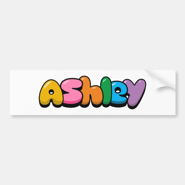 Ashley Bumper Sticker (Front)