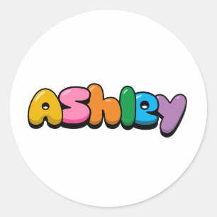 Ashley Classic Round Sticker