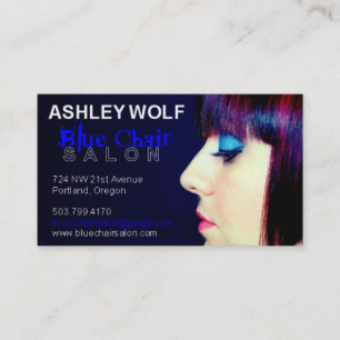 Ashley for Blue Chair Salon Appointment Card