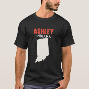 Ashley Indiana USA State America Travel Indianan T-Shirt