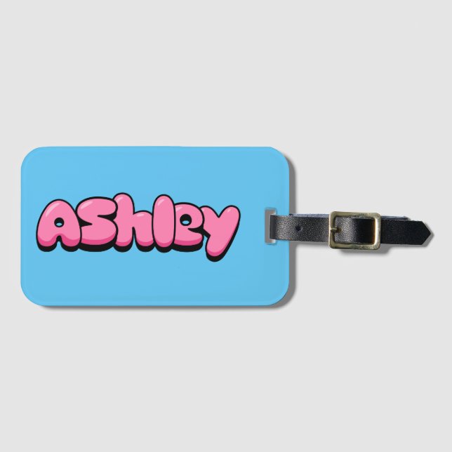 Ashley Luggage Tag (Front Horizontal)
