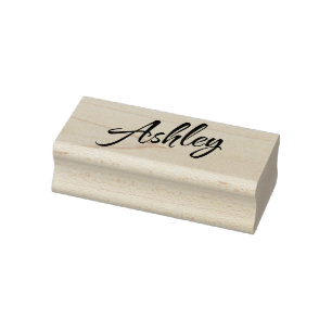 Ashley name rubber stamp