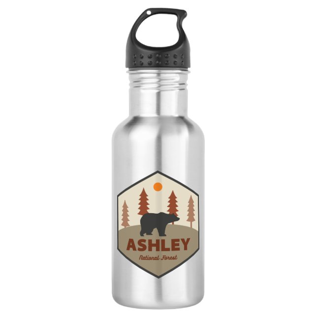 Ashley National Forest Bear 532 Ml Water Bottle (Front)
