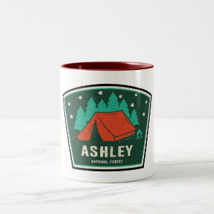 Ashley National Forest Camping Two-Tone Coffee Mug