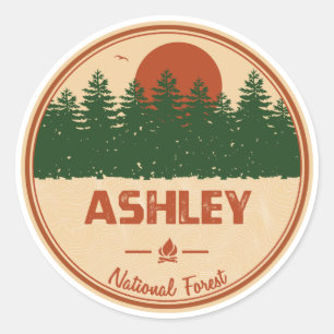 Ashley National Forest Classic Round Sticker
