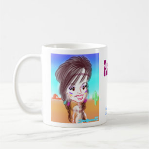 Ashley's Indian Caricature Mug