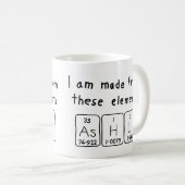 Ashli periodic table name mug (Front Right)