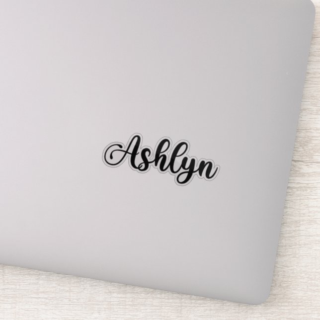 Ashlyn Name - Handwritten Calligraphy (Detail)