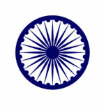 Ashoka Chakra, India flag Standing Photo Sculpture<br><div class="desc">Ashoka Chakra,  India flag 
High Quality Ashoka Chakra flag product . This and many more Ashoka Chakra gifts,  or other India flags for India pride available.</div>