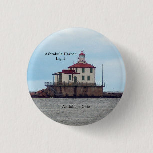 Ashtabula Harbour Light button