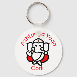 Ashtanga Yoga Cork Key Chain