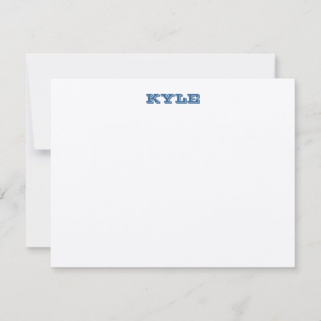 Ashton Bar Mitzvah Invitation Thank You (Front)