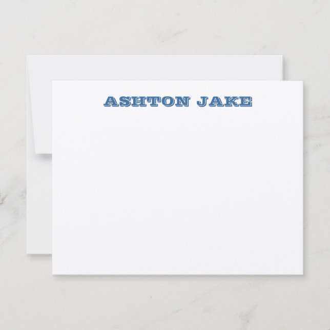 Ashton Bar Mitzvah Invitation Thank You (Front)