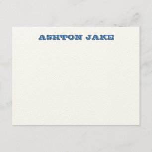 Ashton Bar Mitzvah Invitation Thank You