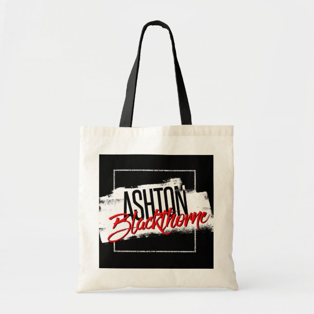 Ashton Blackthorne Signature Tote Bag! Bag (Front)