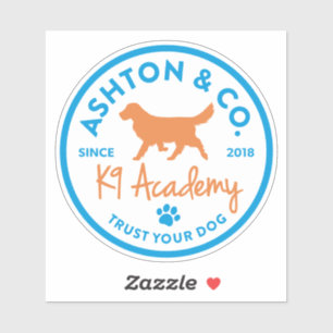 Ashton & Co. K9 Academy 2c Logo Light