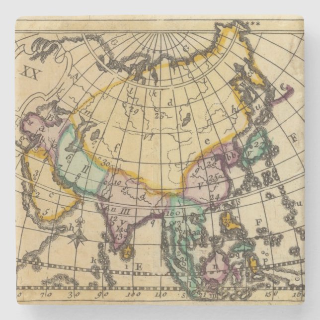 Asia 11 stone coaster (Front)