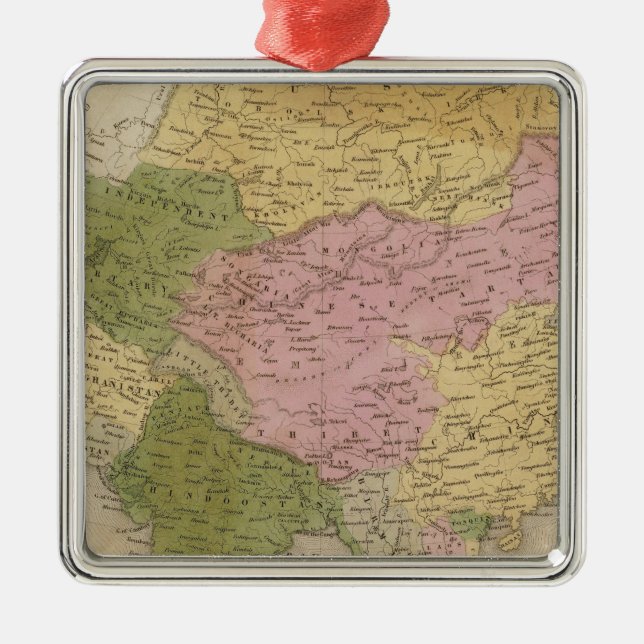 Asia 12 metal tree decoration (Front)