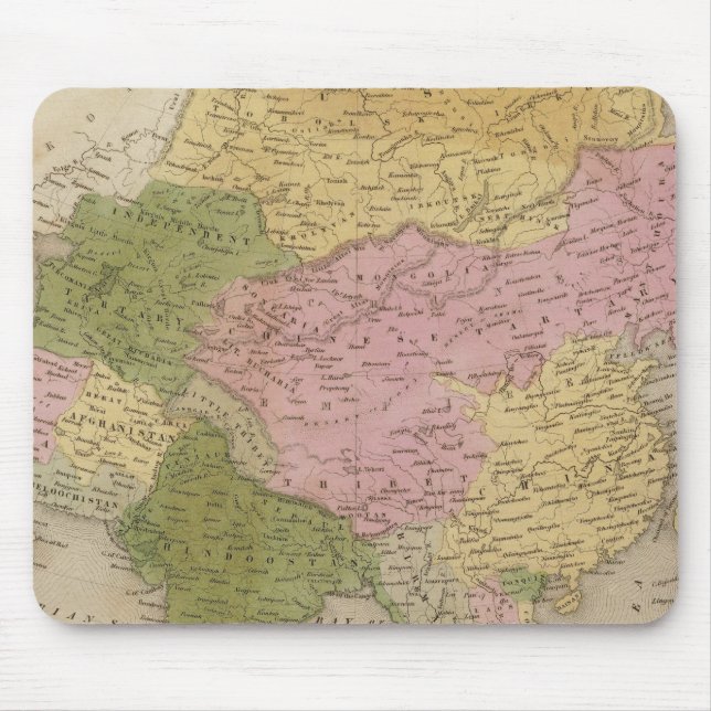 Asia 12 mouse mat (Front)