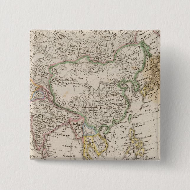 Asia 13 15 cm square badge (Front)