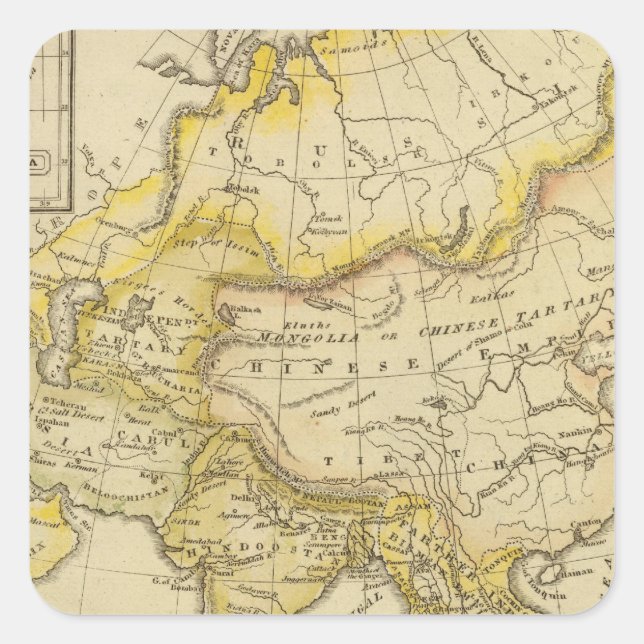 Asia 14 square sticker (Front)