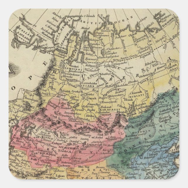 Asia 16 square sticker (Front)