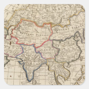 Asia 26 square sticker