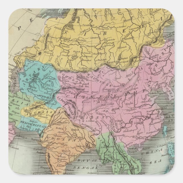 Asia 26 square sticker (Front)