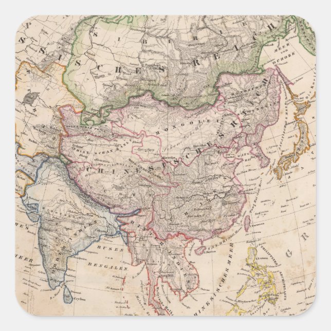 Asia 27 square sticker (Front)