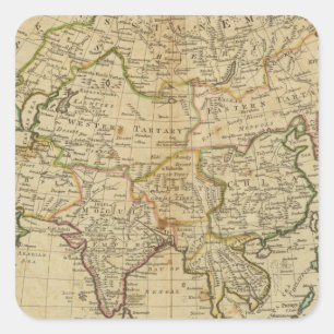 Asia 29 square sticker