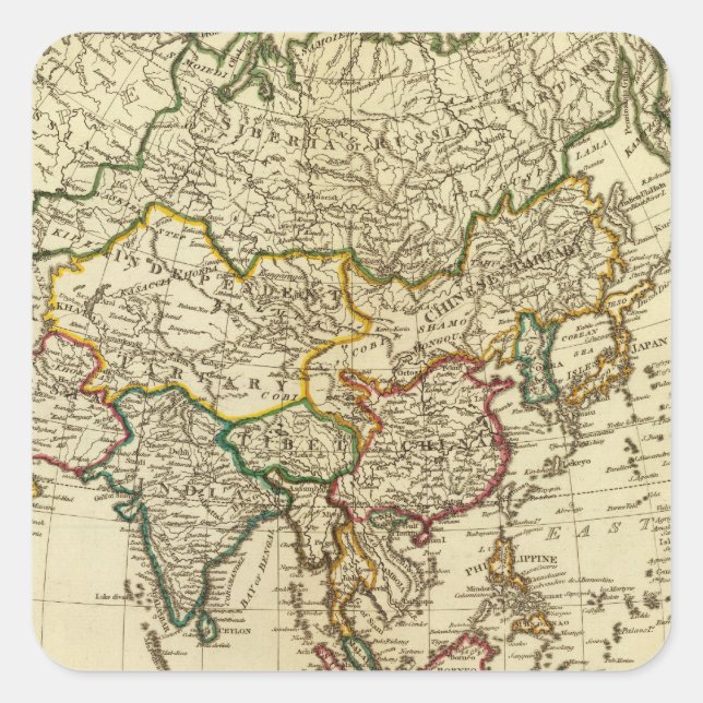 Asia 29 square sticker (Front)