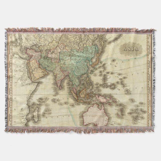 Asia 32 throw blanket (Front)