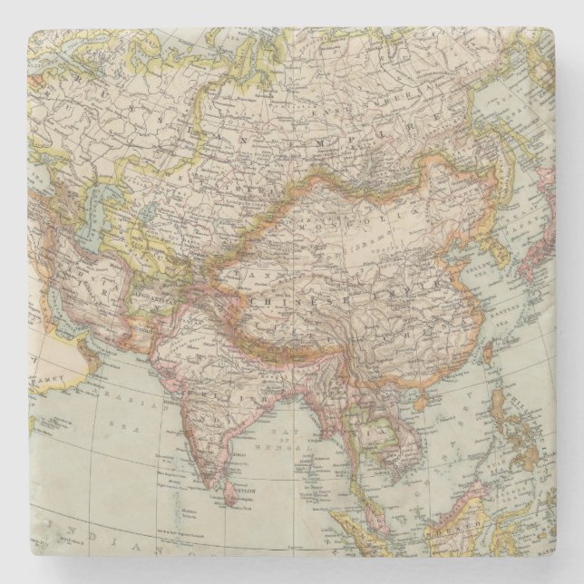 Asia 33 stone coaster (Front)