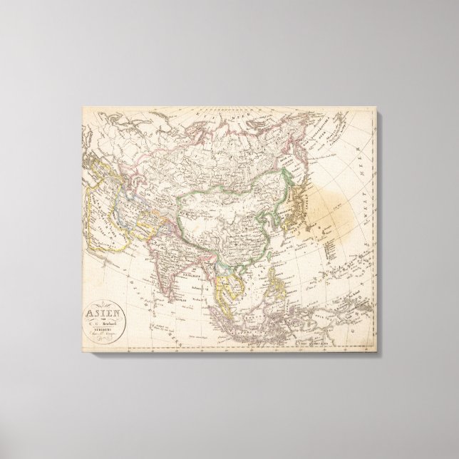 Asia 3 canvas print (Front)