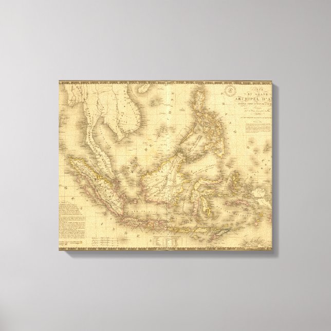 Asia 3 canvas print (Front)