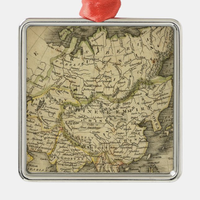 Asia 3 metal tree decoration (Front)