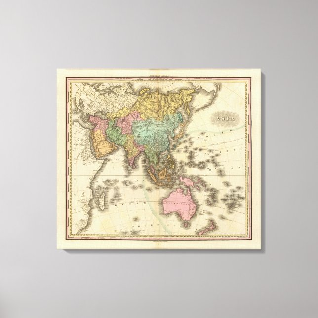 Asia 40 canvas print (Front)