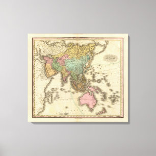 Asia 40 canvas print