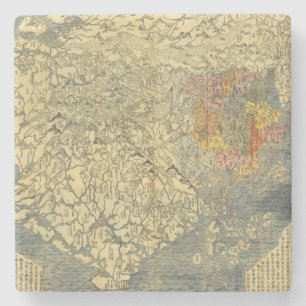 Asia 42 stone coaster