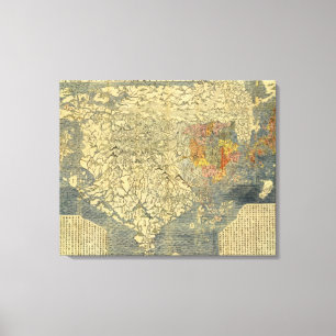 Asia 45 canvas print