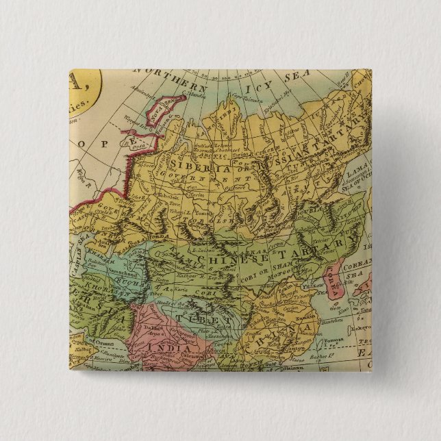 Asia 4 15 cm square badge (Front)