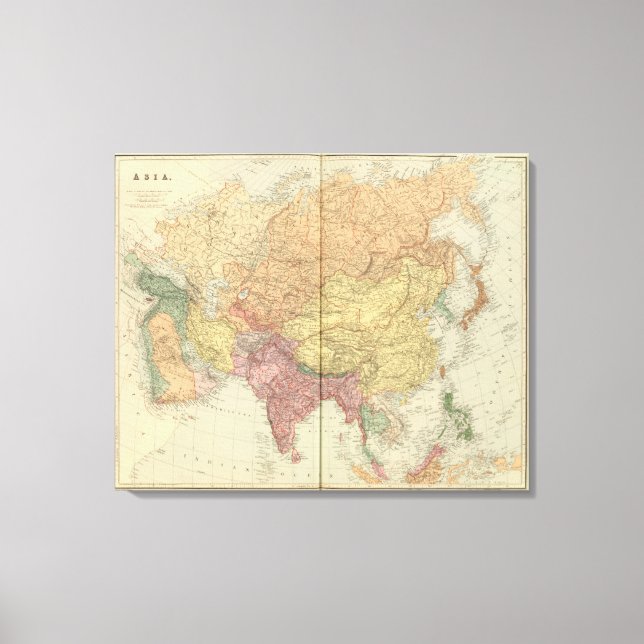 Asia 5 canvas print (Front)