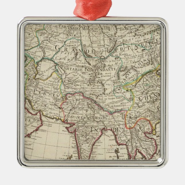 Asia 5 metal tree decoration (Front)