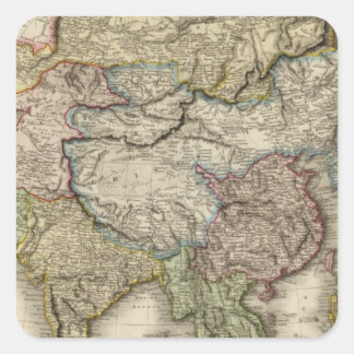 Asia 6 square sticker