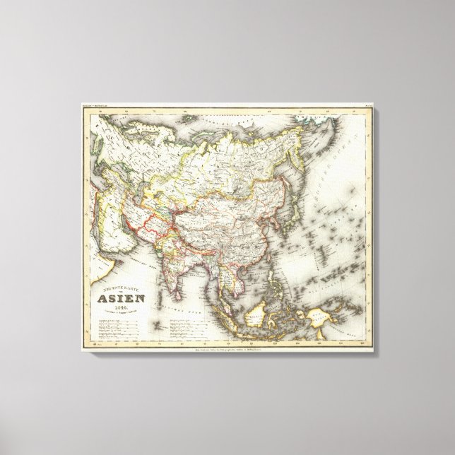 Asia 7 canvas print (Front)