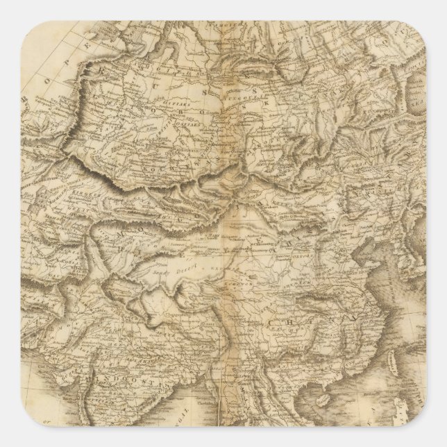 Asia 7 square sticker (Front)