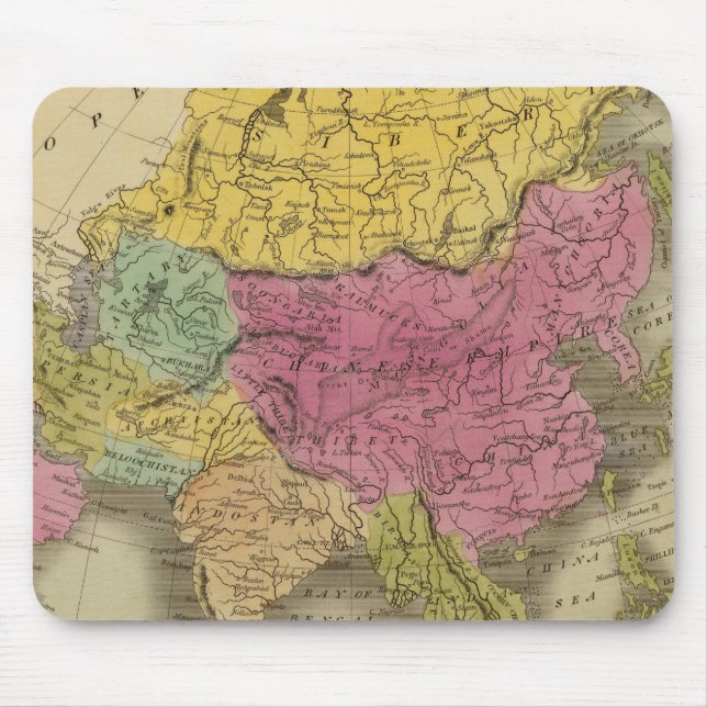 Asia 8 mouse mat (Front)